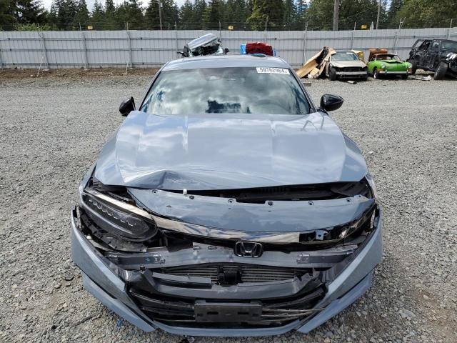 1HGCV2F3XNA023705 - 2022 HONDA ACCORD SPORT BLUE photo 5