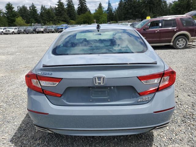 1HGCV2F3XNA023705 - 2022 HONDA ACCORD SPORT BLUE photo 6