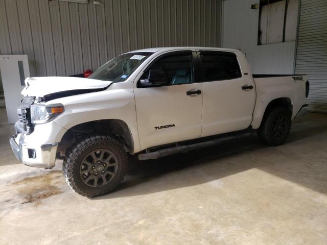 5TFEM5F13EX069707 - 2014 TOYOTA TUNDRA CREWMAX SR5 WHITE photo 1