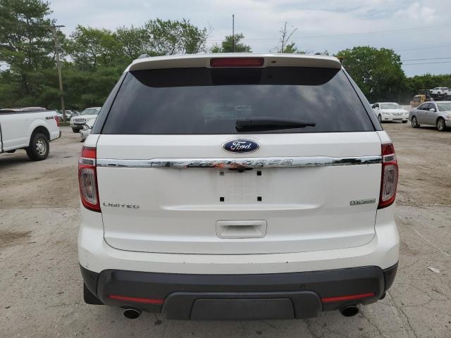 1FMHK7F93CGB00256 - 2012 FORD EXPLORER LIMITED WHITE photo 6