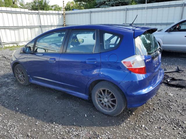 JHMGE88469C001041 - 2009 HONDA FIT SPORT BLUE photo 2