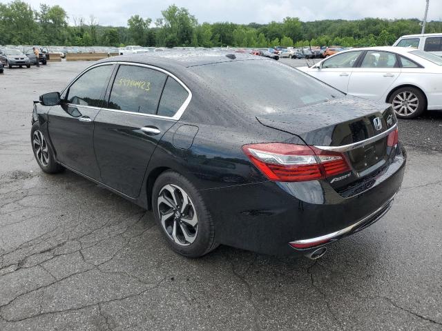 1HGCR3F0XHA004589 - 2017 HONDA ACCORD EXL BLACK photo 2