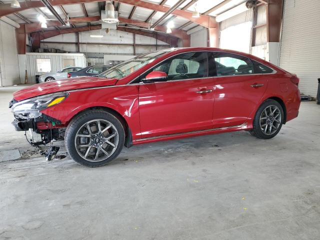 5NPE34AB2KH735962 - 2019 HYUNDAI SONATA LIMITED TURBO RED photo 1