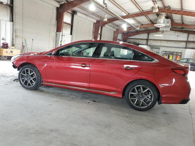 5NPE34AB2KH735962 - 2019 HYUNDAI SONATA LIMITED TURBO RED photo 2