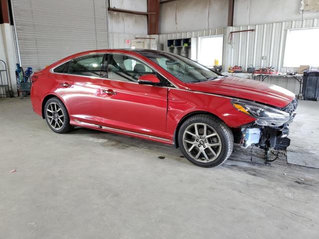 5NPE34AB2KH735962 - 2019 HYUNDAI SONATA LIMITED TURBO RED photo 4