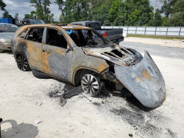 5XYKU3A16BG073960 - 2011 KIA SORENTO EX BURN photo 4