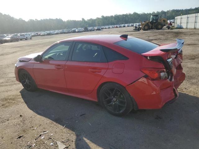 2HGFE2F51NH535336 - 2022 HONDA CIVIC SPORT RED photo 2
