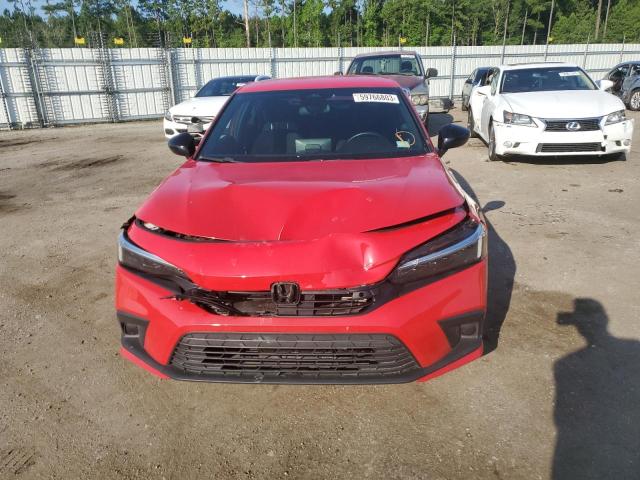 2HGFE2F51NH535336 - 2022 HONDA CIVIC SPORT RED photo 5