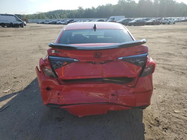 2HGFE2F51NH535336 - 2022 HONDA CIVIC SPORT RED photo 6