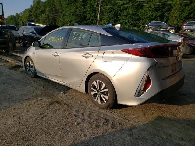 JTDKARFP2H3033848 - 2017 TOYOTA PRIUS PRIM 银色 照片 2