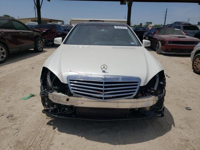 WDDNG9EB7DA536756 - 2013 MERCEDES-BENZ S 550 4MATIC WHITE photo 5