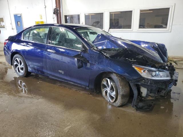 1HGCR2F31GA089146 - 2016 HONDA ACCORD LX BLUE photo 4