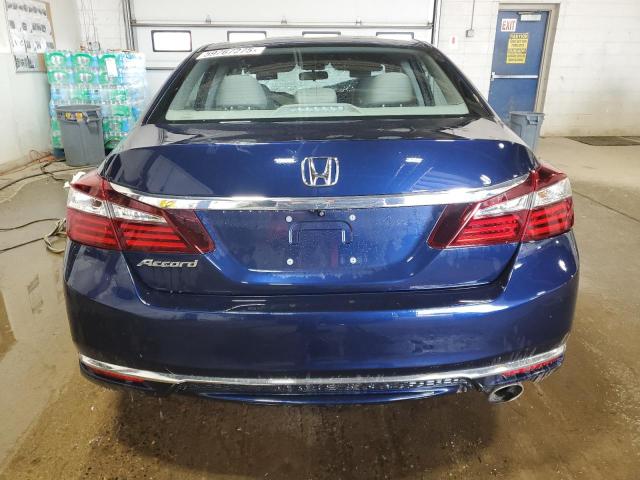 1HGCR2F31GA089146 - 2016 HONDA ACCORD LX BLUE photo 6