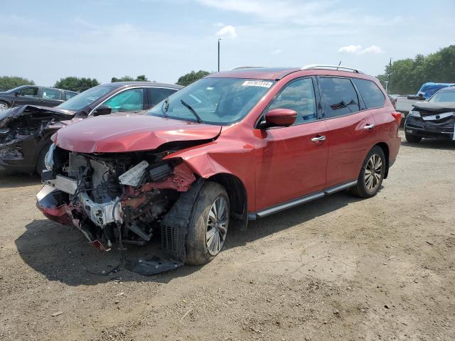 5N1DR2MMXHC618772 - 2017 NISSAN PATHFINDER S RED photo 1