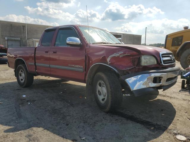 5TBBT44152S228546 - 2002 TOYOTA TUNDRA ACCESS CAB BURGUNDY photo 4