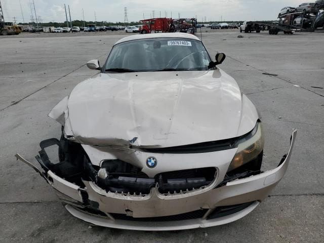 WBALM5C59BE379699 - 2011 BMW Z4 SDRIVE30I TAN photo 5