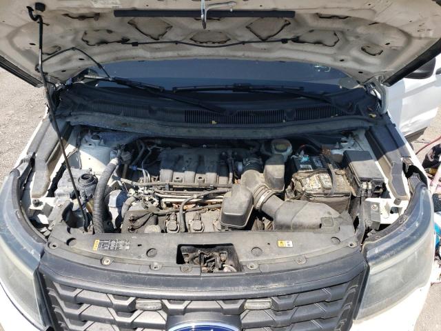 1FM5K8AR3GGC95703 - 2016 FORD EXPLORER POLICE INTERCEPTOR 白色 照片 12