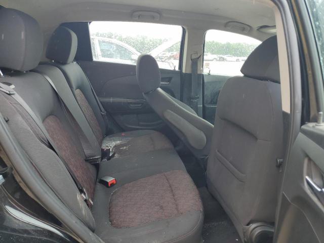 1G1JD6SHXJ4125993 - 2018 CHEVROLET SONIC LT შავი ფოტო 11