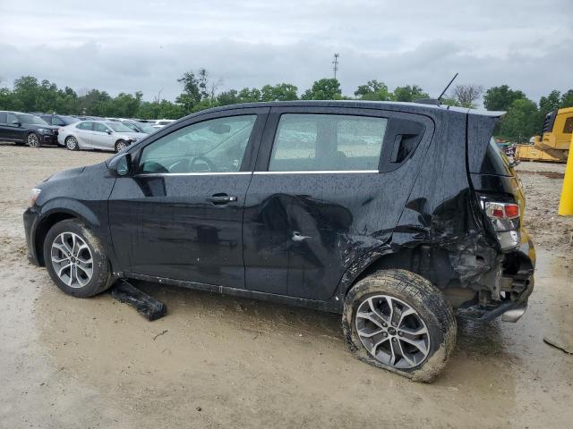 1G1JD6SHXJ4125993 - 2018 CHEVROLET SONIC LT შავი ფოტო 2