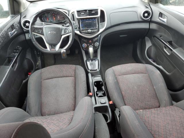 1G1JD6SHXJ4125993 - 2018 CHEVROLET SONIC LT შავი ფოტო 8