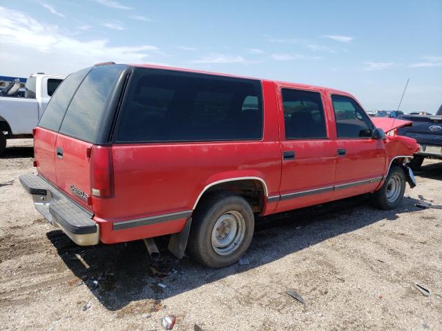 1GNEC16R8XJ467607 - 1999 CHEVROLET SUBURBAN C1500 RED photo 3