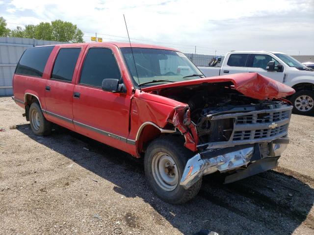 1GNEC16R8XJ467607 - 1999 CHEVROLET SUBURBAN C1500 RED photo 4