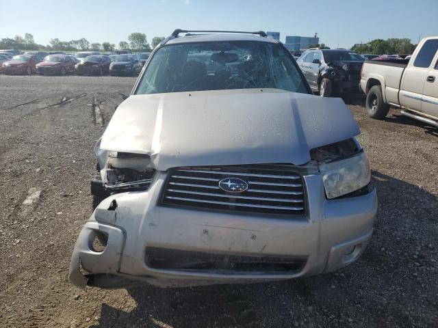 JF1SG63666H723827 - 2006 SUBARU FORESTER 2.5X GRAY photo 5