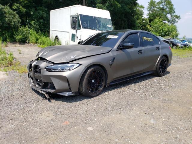 WBS43AY01NFM56007 - 2022 BMW M3 COMPETITION ნაცრისფერი ფოტო 1