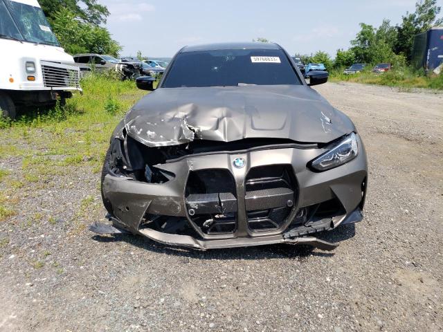 WBS43AY01NFM56007 - 2022 BMW M3 COMPETITION ნაცრისფერი ფოტო 5