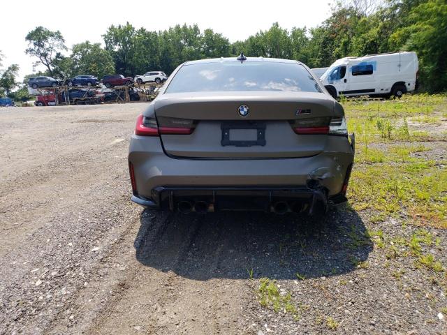 WBS43AY01NFM56007 - 2022 BMW M3 COMPETITION ნაცრისფერი ფოტო 6