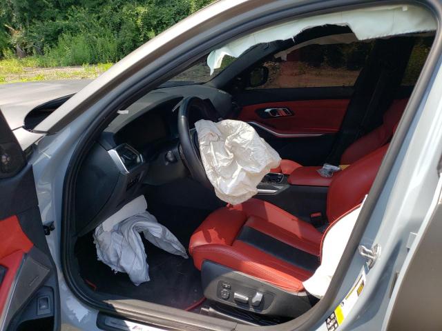 WBS43AY01NFM56007 - 2022 BMW M3 COMPETITION ნაცრისფერი ფოტო 7