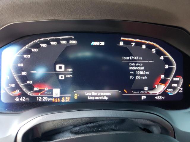 WBS43AY01NFM56007 - 2022 BMW M3 COMPETITION ნაცრისფერი ფოტო 9