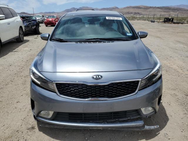 3KPFL4A88HE007035 - 2017 KIA FORTE EX GRAY photo 5