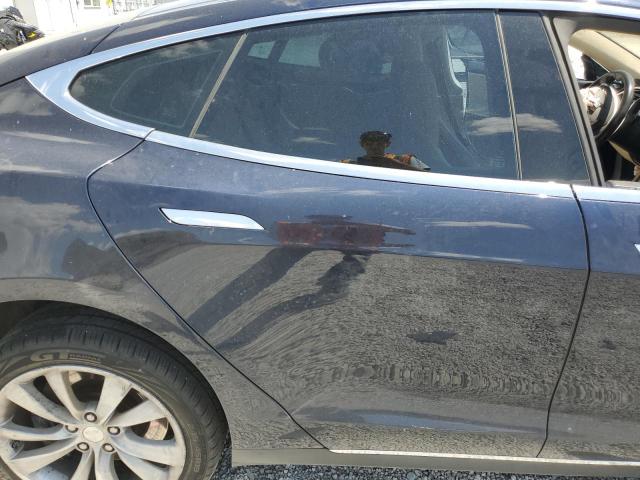 5YJSA1S12EFP29885 - 2014 TESLA MODEL S 蓝色 照片 10