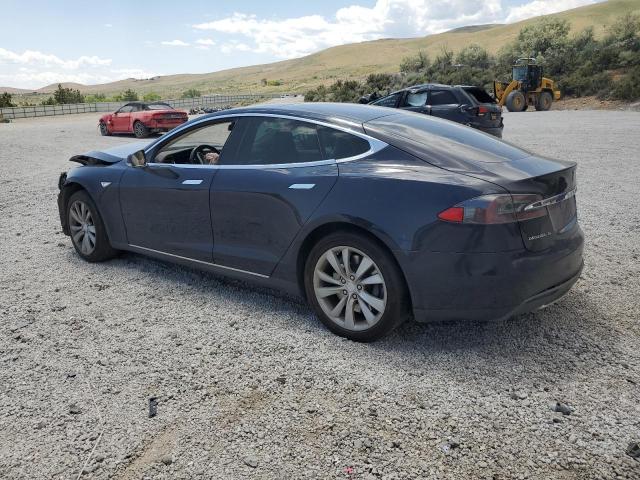 5YJSA1S12EFP29885 - 2014 TESLA MODEL S 蓝色 照片 2
