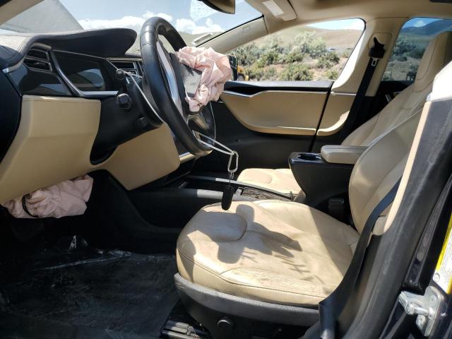 5YJSA1S12EFP29885 - 2014 TESLA MODEL S 蓝色 照片 7