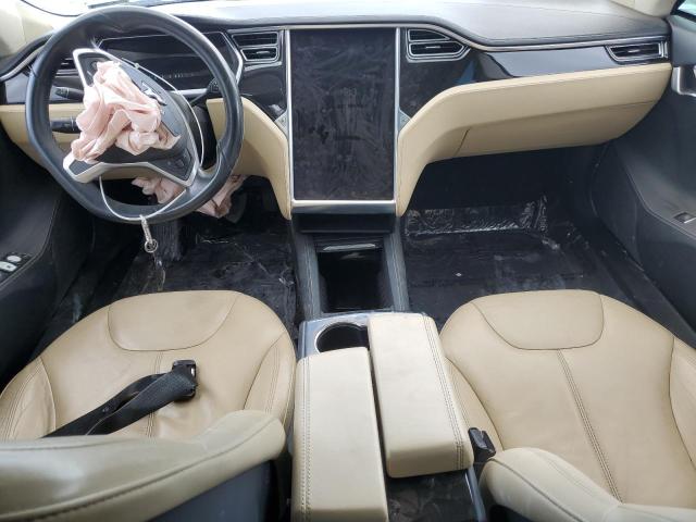 5YJSA1S12EFP29885 - 2014 TESLA MODEL S 蓝色 照片 8