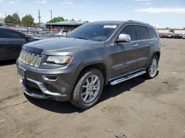 1C4RJFJT5EC251862 - 2014 JEEP GRAND CHER SUMMIT GRAY photo 1