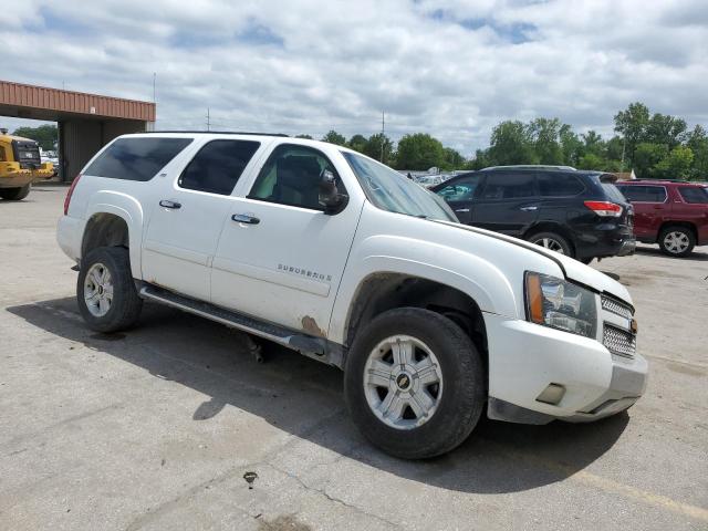 3GNFK16338G275436 - 2008 CHEVROLET SUBURBAN K1500 LS WHITE photo 4