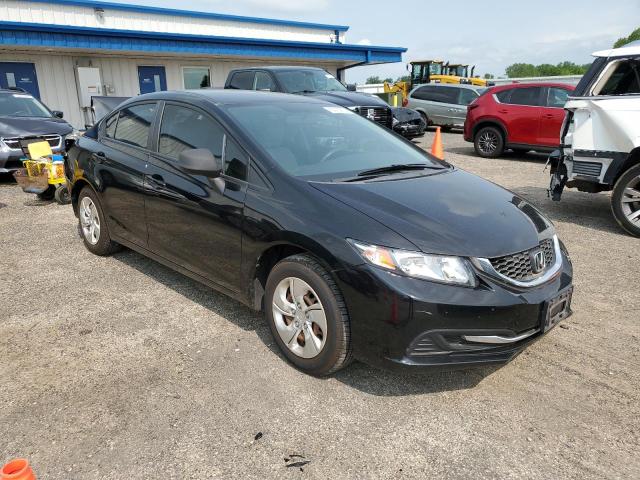 19XFB2F54EE023671 - 2014 HONDA CIVIC LX BLACK photo 4