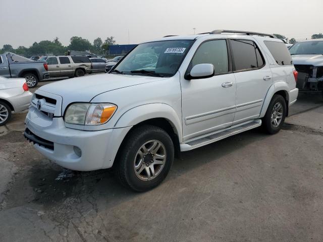 5TDBT48A76S259224 - 2006 TOYOTA SEQUOIA LIMITED WHITE photo 1