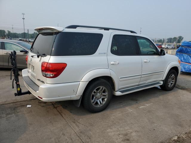 5TDBT48A76S259224 - 2006 TOYOTA SEQUOIA LIMITED WHITE photo 3