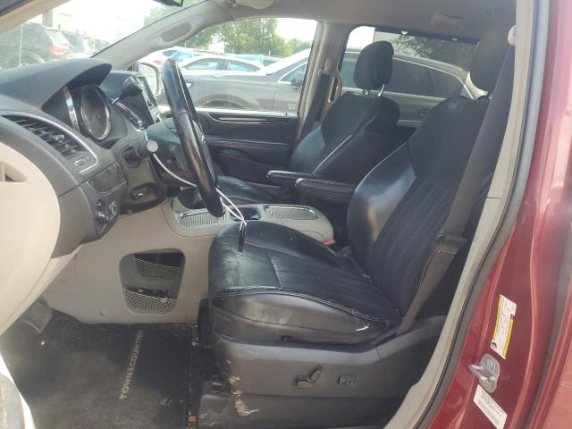 2C4RC1CG3ER367517 - 2014 CHRYSLER TOWN & COU TOURING L MAROON photo 7