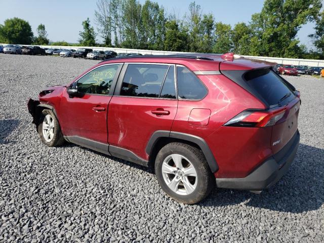 JTMP1RFV3KD507117 - 2019 TOYOTA RAV4 XLE BURGUNDY photo 2