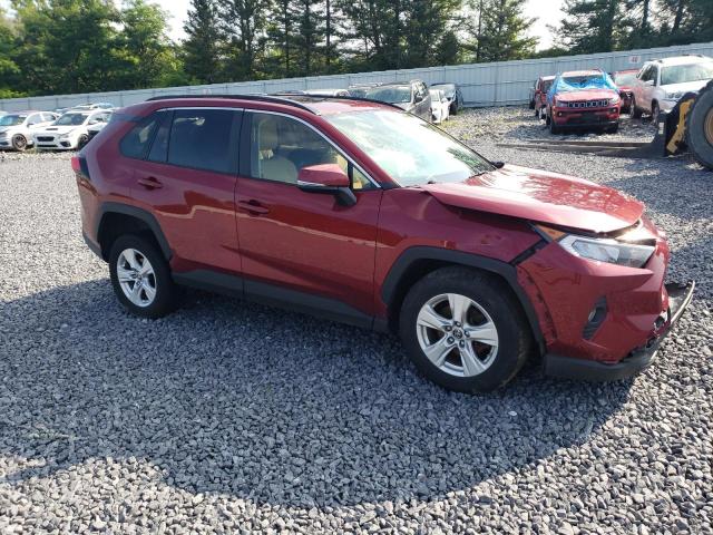 JTMP1RFV3KD507117 - 2019 TOYOTA RAV4 XLE BURGUNDY photo 4