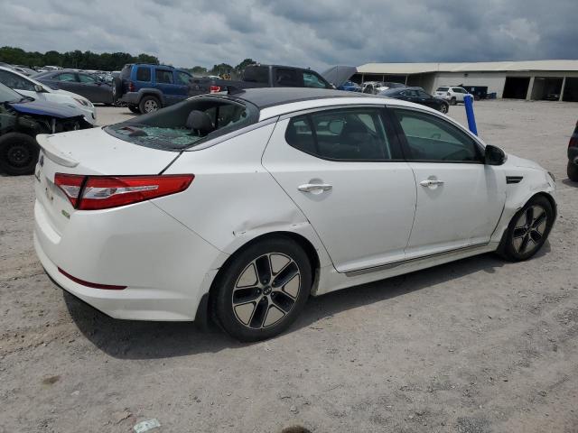 KNAGM4AD4C5032305 - 2012 KIA OPTIMA HYBRID WHITE photo 3