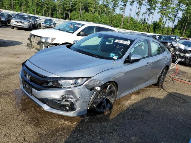 2HGFC2F84LH597875 - 2020 HONDA CIVIC SPORT 银色 照片 1