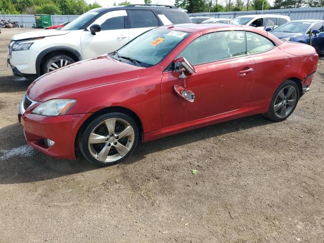 JTHFF2C26A2512528 - 2010 LEXUS IS 250 RED photo 1