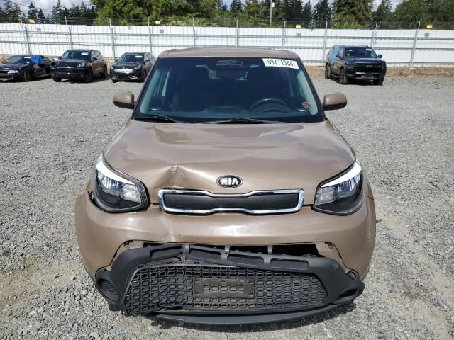 KNDJN2A20E7049778 - 2014 KIA SOUL BROWN photo 5