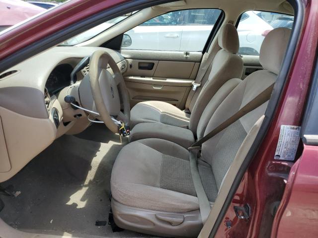 1FAFP53U25A281193 - 2005 FORD TAURUS SE MAROON photo 7